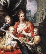 Sophia Hedwig, Countess of Nassau Dietz, with her Three Sons.